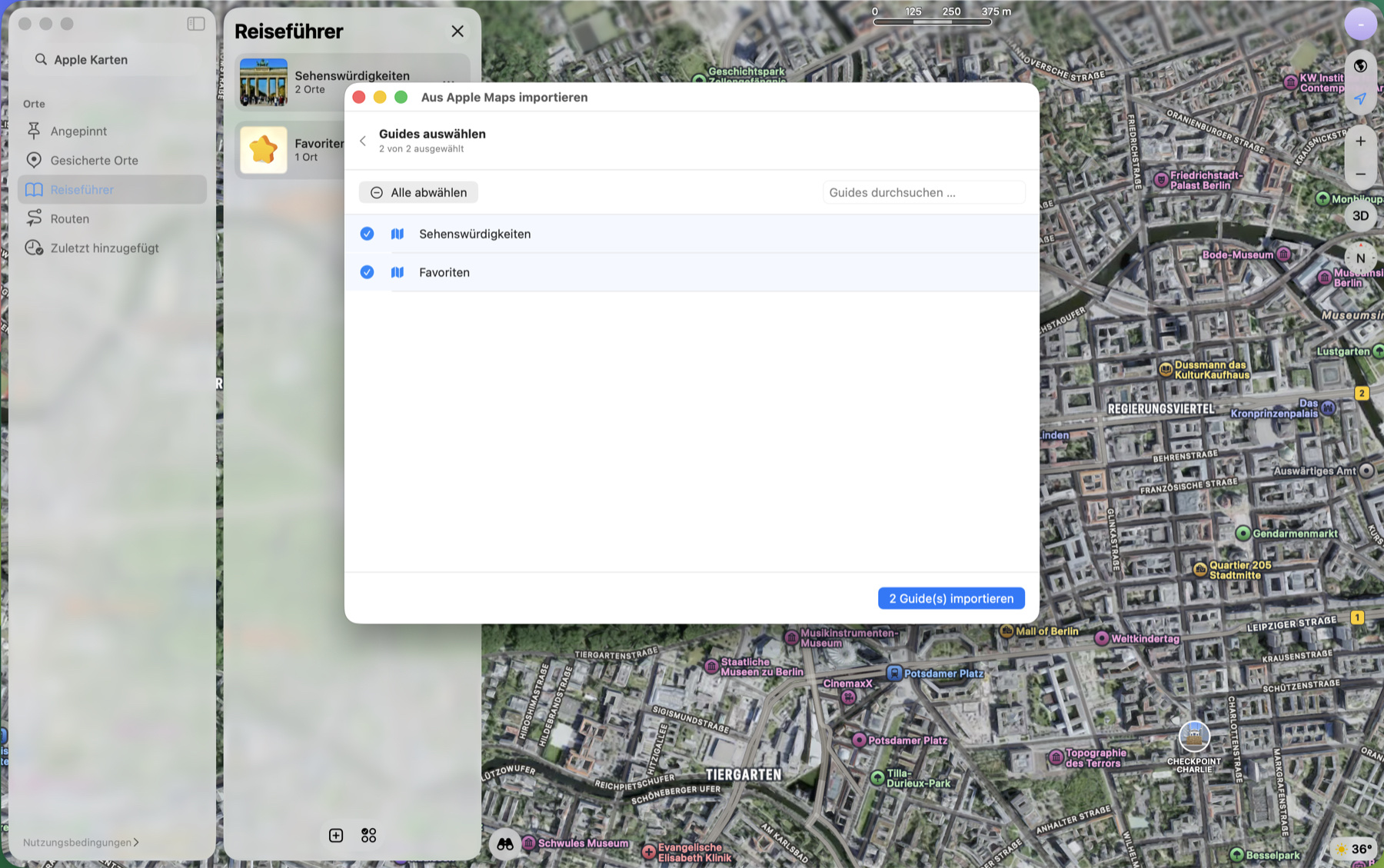 Der Helper beim Auslesen von Apple Maps